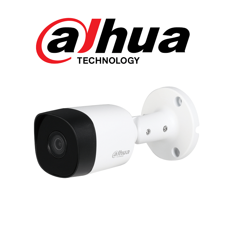 DAHUA KITXVR1B08- I+8-B2A21- Kit de 8 Canales DVR Cooper-I WizSense con IA y H.265+ 8 cámaras B2A21 de 1080p metálicas soporte para hasta 10 canales IP 4 canales con SMD Plus para detección de humanos y vehículos y accesorios incluidos.