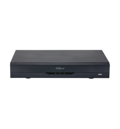 DAHUA XVR5116HE-4KL-I3 - DVR 16 Canales 4K con IA WizSense H.265+ 16 Canales HDCVI+IP (32 Ch máx.) Reconocimiento Facial SMD Plus Protección Perimetral 16&3 E&S Alarma 1 Puerto SATA.