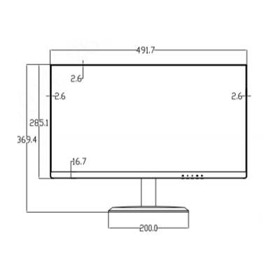 DAHUA DHI-LM22-H200 -Monitor de 22 Pulgadas Ultra Delgado/Housing Metalico/Full HD/ Angulo de Visualización 178 Grados/HDMI&VGA/ Diseño de Micro Bisel/ Especial para Videovigilancia 24/7/Resolución 1920×1080/ Certificaciones CE/FCC/ #MonitorDahua