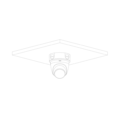 DAHUA HAC-HDW1801TQN-A - Camara Domo 4k/ 8 Megapixeles con Microfono Integrado/ Lente de 2.8mm/ 106 Grados de Apertura/ IR de 40 Metros/ Super Adapt/ Instalación Rapida/ WDR Real de 120 dB/ IP67/ Soporta: CVI/CVBS/AHD/TVI/
