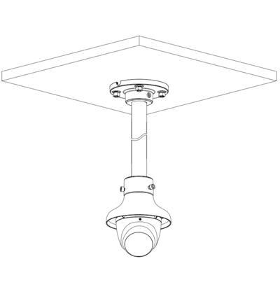 Dahua HAC-T2A21N-28: Cámara domo de 2MP 1080p lente de 2.8mm con ángulo de visión de 100 grados IR de 20m carcasa metálica protección IP67. Compatible con CVI TVI AHD CVBS/ #VolDH