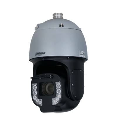 DAHUA SD8C440FD-HNF - Camara PTZ de 4 Megapixeles/ 40x de Zoom Optico/ WizMind/ Fusión de Luz Dual/ 80 Metros de Luz Blanca y 250 Metros de IR/ Sensor STARVIS CMS Dual de 1/1.8/ Reconocimiento Facial/ IVS/ Autotracking/Hi-PoE