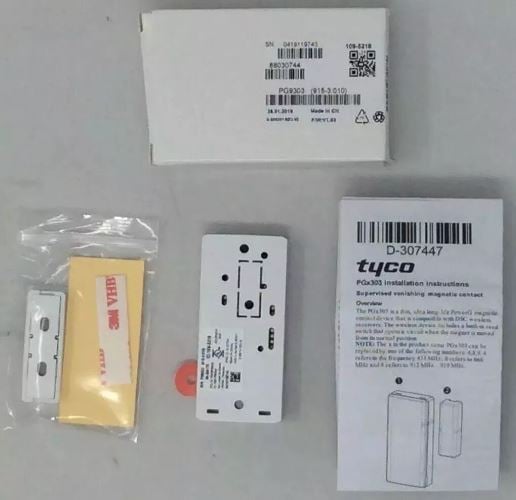 DSC PG9303 - Contacto Magnético ultradelgado Inalámbrico con tecnología Power G compatible con NEO  PRO  Qolsys e IoTega
