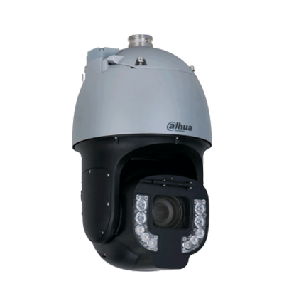DAHUA SD8C440FD-HNF - Camara PTZ de 4 Megapixeles/ 40x de Zoom Optico/ WizMind/ Fusión de Luz Dual/ 80 Metros de Luz Blanca y 250 Metros de IR/ Sensor STARVIS CMS Dual de 1/1.8/ Reconocimiento Facial/ IVS/ Autotracking/Hi-PoE