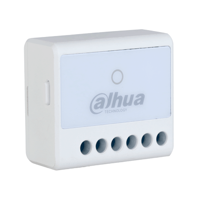 DAHUA DHI-ARM7011-W2 - Relevador Inalámbrico/ 1 Entrada NO/NC de 7-24 Vcd/ 1 Salida de Max 5A/ Comunicación Estable/ Detección de Interferencias/ 1 Entrada de Tamper/ Indicador de Estatus/ #Alarmasdahua #AD
