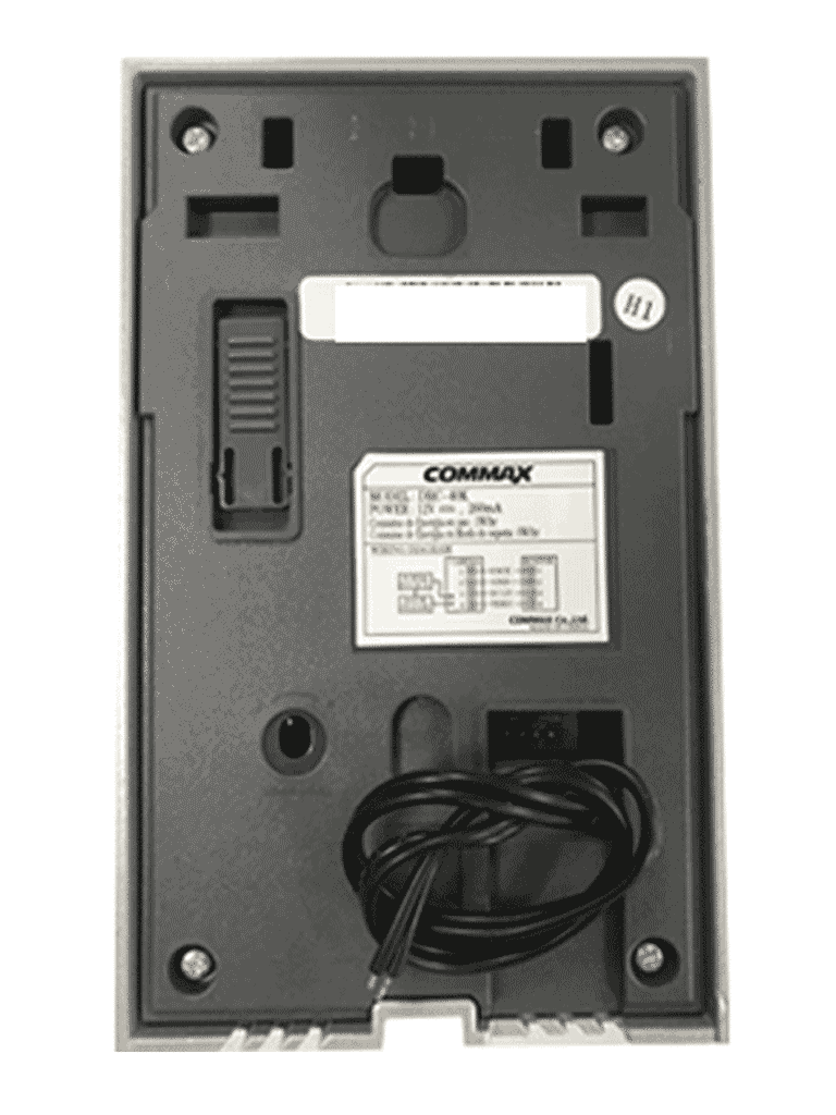 COMMAX CMV70MXP - Paquete de monitor Wifi para videoportero / App Commax Hey Call/ Android&iOS / Conexión a 4 hilos con frente de calle/ Micro SD