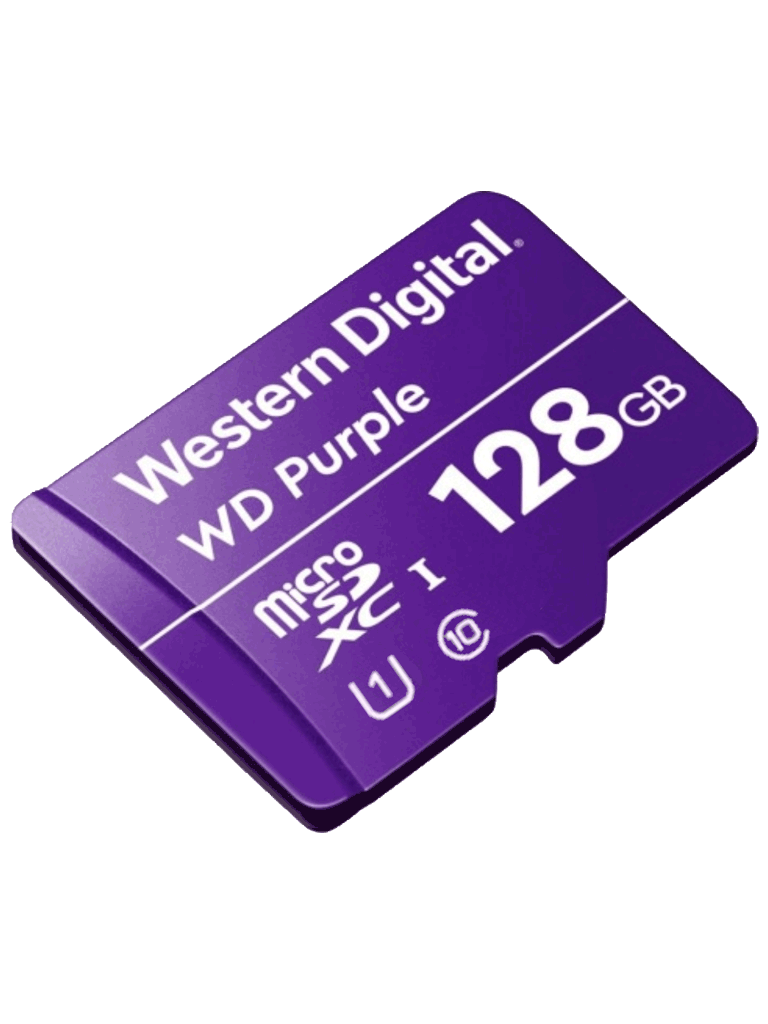 NGTECO NGC4200PAK - Paquete de Cámara NGC4200 IP PTZ WiFi 3MP con Memoria de 128GB Micro SDXC/ Linea Purple/ Clase 10 U1