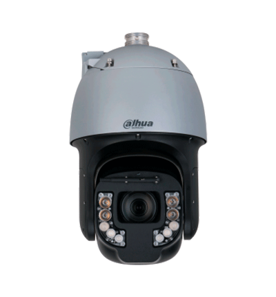 DAHUA SD8C440FD-HNF - Camara PTZ de 4 Megapixeles/ 40x de Zoom Optico/ WizMind/ Fusión de Luz Dual/ 80 Metros de Luz Blanca y 250 Metros de IR/ Sensor STARVIS CMS Dual de 1/1.8/ Reconocimiento Facial/ IVS/ Autotracking/Hi-PoE