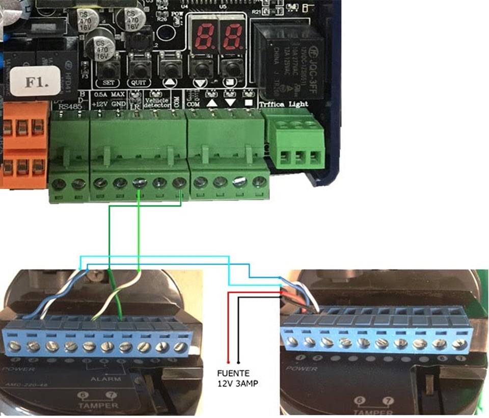 IHORN ABT60- Detector por doble haz de luz (fotocelda) / Distancia hasta 60 Mts / Velocidad de respuesta 50mS / 12 VDC compatible con paneles IHORN / RISCO / DSC / BOSCH