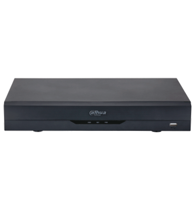 DAHUA XVR5108HE-4KL-I3 - DVR 8 canales 4K con tecnología WizSense y compresión H.265+. Admite 8 canales HDCVI + 8 IP reconocimiento facial en 2 canales SMD Plus protección perimetral 1 SATA de hasta 16 TB 8 entradas y 3 salidas de alarma. #ProH