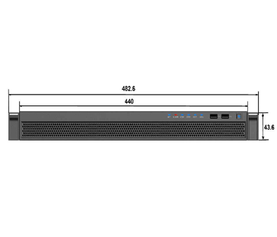 DAHUA DSS4004S2 - Servidor de Administración Remota con 256 canales de video 32 de reconocimiento facial 32 ANPR 350 MBPS 4 puertos RJ-45 10/100/1000. Ideal para gestión avanzada de seguridad.