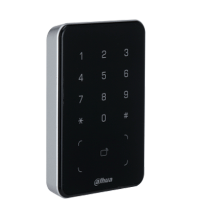 DAHUA DHI-ASR2101A-ME - Lectora con Tecnologia Dual con Teclado para Panel de Control de Acceso/ Soporta Tarjetas ID y Mifare/ Soporta Passwords/ Wiegand y RS-485/ Soporta Uso Exterior/