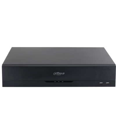 DAHUA DHI-NVR5864-EI - NVR 64 Canales IP 4K WizSense 2U 8 Bahías HDD H.265+ Hasta 384 Mbps 2 Canales de Reconocimiento Facial SMD Plus AcuPick Metadatos Soporte para Cámaras con IA ANPR y Conteo de Personas.