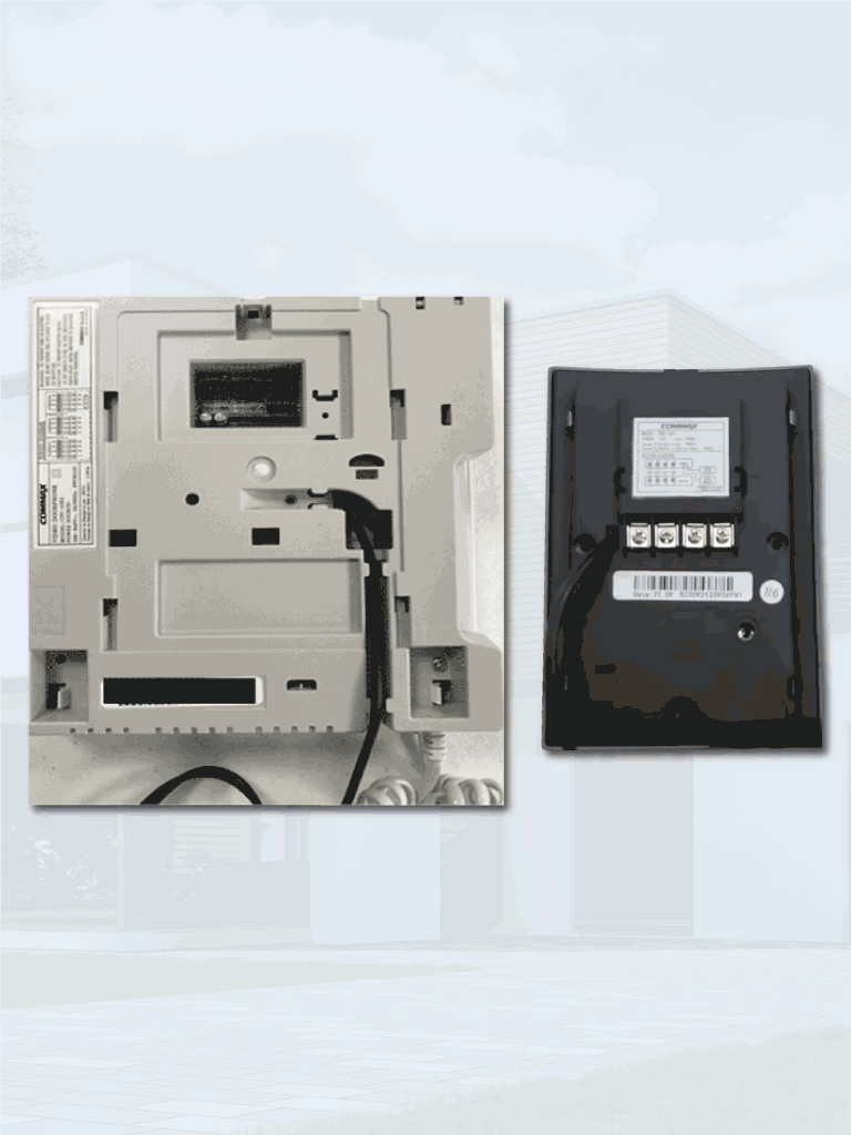 COMMAX CDV43K2DRC4LN - Kit de videoportero Commax a color con monitor de 4.3 pulgadas y auricular  frente de calle  comunicación con audio y video  función de apertura de puerta no requiere configuración