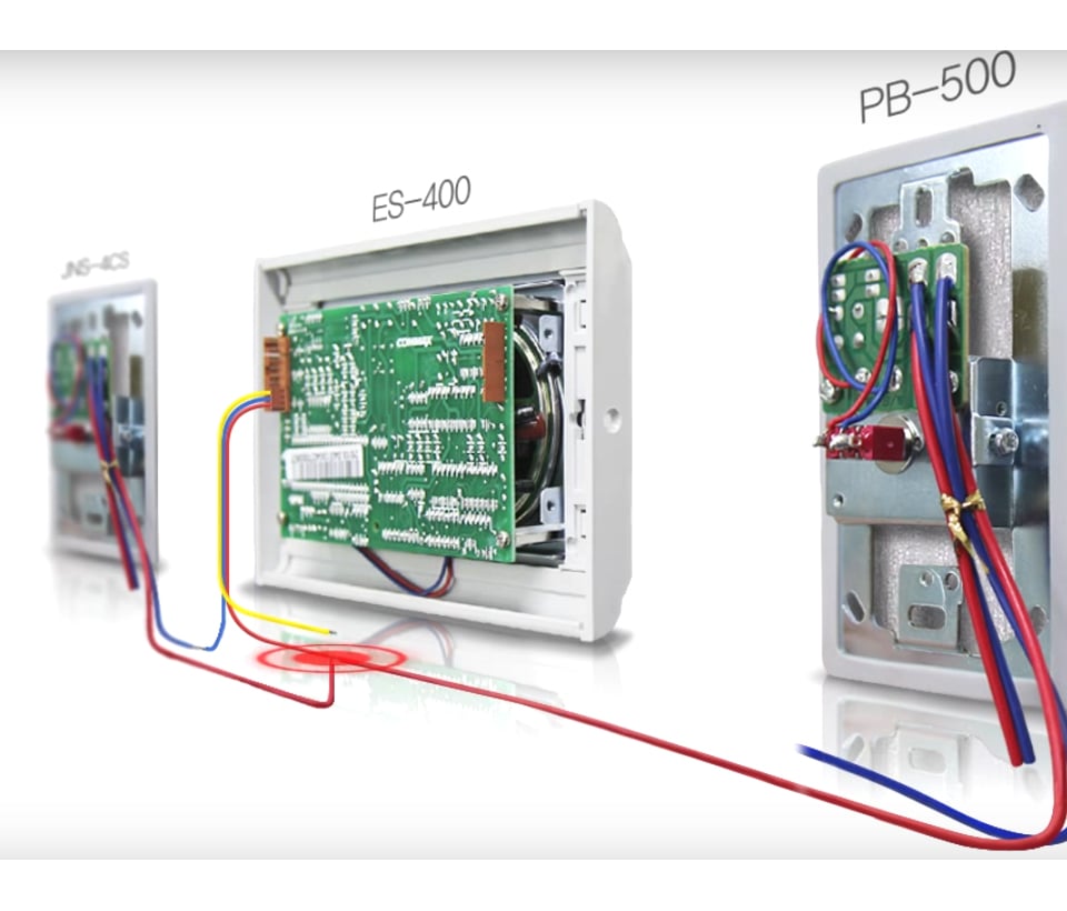 COMMAX PB500 - Botón de presencia para sistema de llamado de enfermería / Interruptor para indicar mediante luz de corredor la atención de enfermera en la habitación / Conexión con JNS4CS