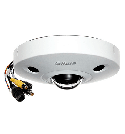 DAHUA IPC-EBW8630N - Cámara IP Fisheye Resolución de 6 MP/ Lente 1.7mm/ ? 360/ IR 10 mts/ IA WizMind/ Mapa de Calor/ PoE/ DWDR/ H.265/ IP67/ IK10/ E&S Alarma/ E&S Audio/#PFDahua