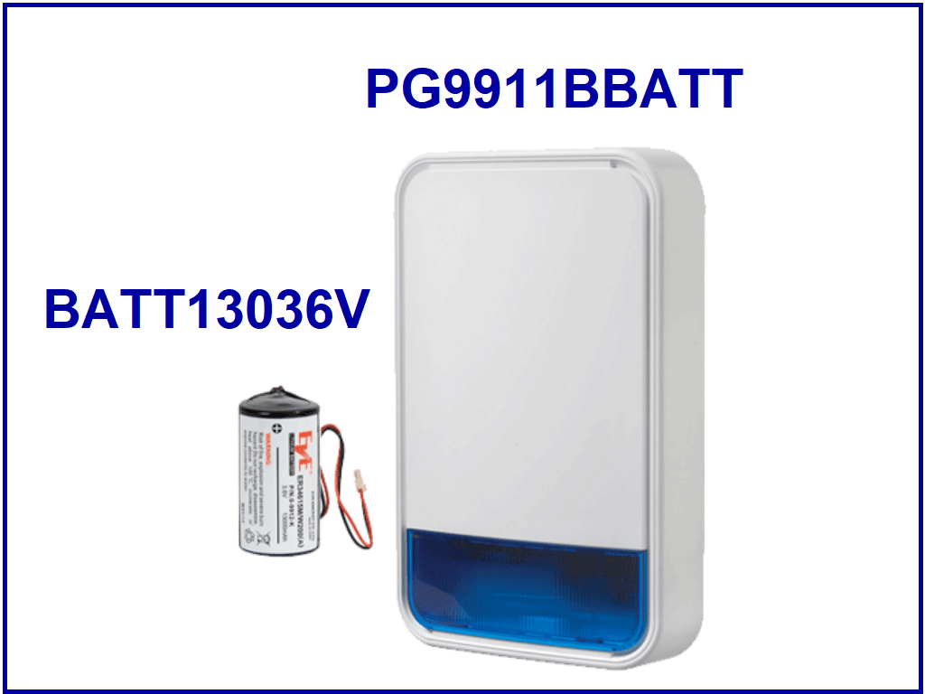 DSC-BATT13036V- Bateria De Litio 3.6 Vcd. 13.0 Ah. Para Sirena PG9901/PG9911