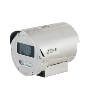 DAHUA DH-ECA3A1404N-HNRXB - Cámara IP antiexplosión de 4 MP con zoom óptico 4x H.265+ IR de 40m AI SMD Plus Starlight WDR 120dB IP68 y protección TVS 6000V. Máxima seguridad y visión superior en entornos extremos.
