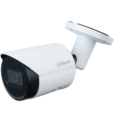 DAHUA IPC-HFW2441S-S - Camara IP Bullet de 4 Megapixeles/ WizSense/ Lente de 2.8mm/ 95 Grados de Apertura/ IR de 30 Metros/ SMD Plus/ Microfono Integrado/ WDR Real de 120 dB/ Ranura MicroSD/ IP67/ PoE/