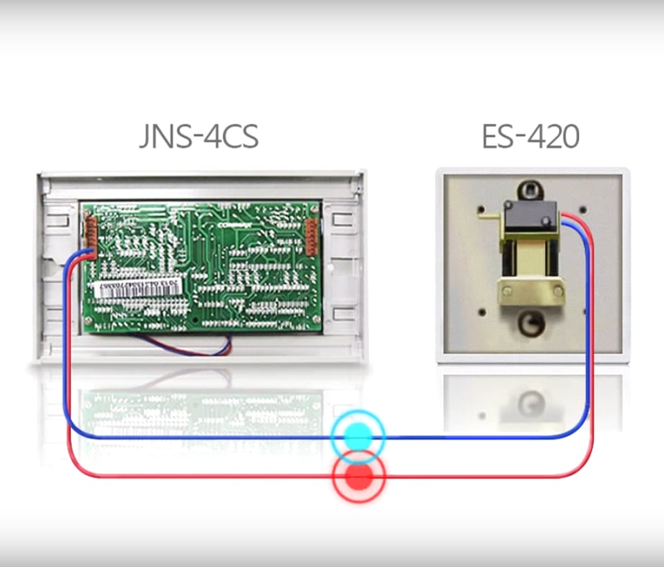 COMMAX ES420 - Botón de emergencia con cadena para sistema de llamado de enfermería / Uso en regaderas  con protección contra agua / Conexión con JNS4CS a 2 hilos / Activa luz de corredor