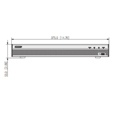 DAHUA NVR4232-16P-4KS2/L - NVR de 8 Megapixeles/ 4k/ 32 Canales IP/ 16 Puertos PoE/ Rendimiento de 160 Mbps/ Smart H.265+/ 2 Bahias de Disco Duro/ 4&2 E&S de Alarma/ Soporta Camaras WizSense