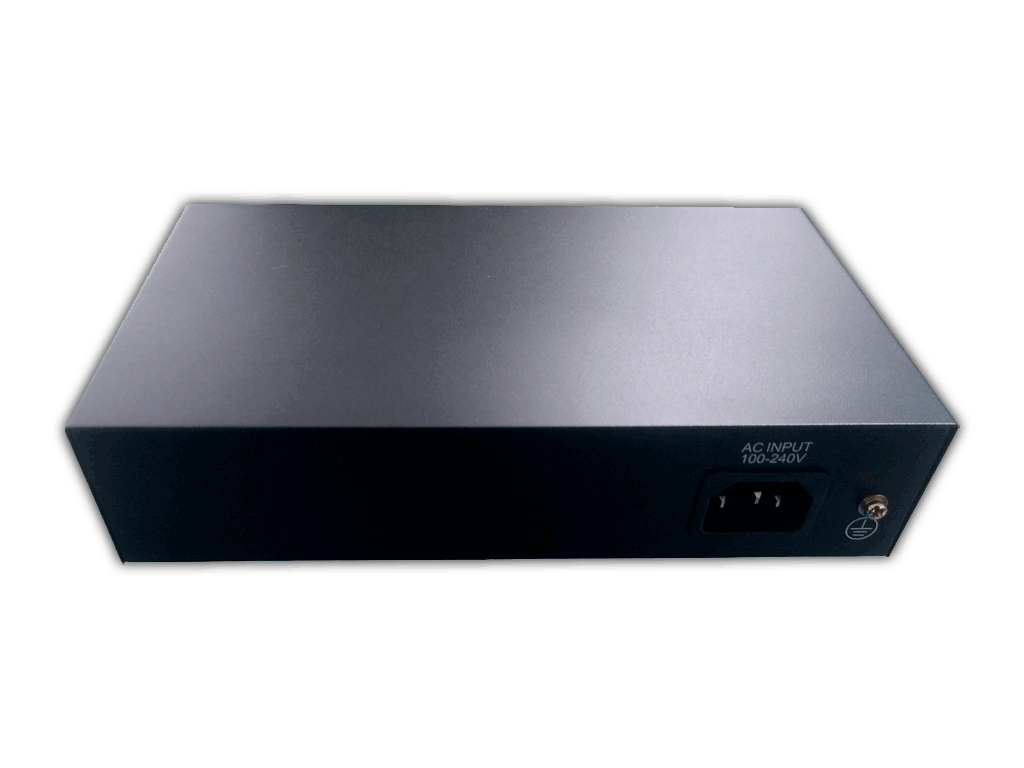 ZKTECO PE082120C- Switch de 8 Puertos Fast Ethernet PoE AF - AT / 2 Puertos RJ45 10/100M / PoE+ hasta 30W por puerto / Soporta hasta 250 mts sobre UTP CAT 6 / Autoadaptación MDI - MDIX / Protección Contra Descargas
