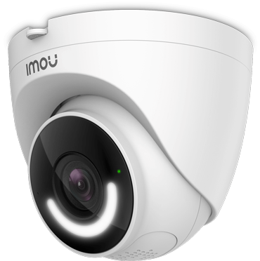 IMOU Turret (IPC-T26EN-0280B-imou) - Cámara IP Domo WiFi de 2MP con disuasión activa sirena integrada LED de alta potencia micrófono audio bidireccional detección de humanos IR 30m IP67 y ranura MicroSD. #CONGIMOU1