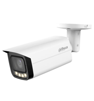Dahua HAC-HFW2249TU-A-LED - Cámara Bullet Full Color de 2 Megapixeles/ Full Color de 60 Metros de Luz Visible/ Lente de 2.8mm/ 106 Grados de Apertura/ Microfono Integrado/ Super Adapt/ WDR de 120 dB/ IP67/ #ProHDCVI