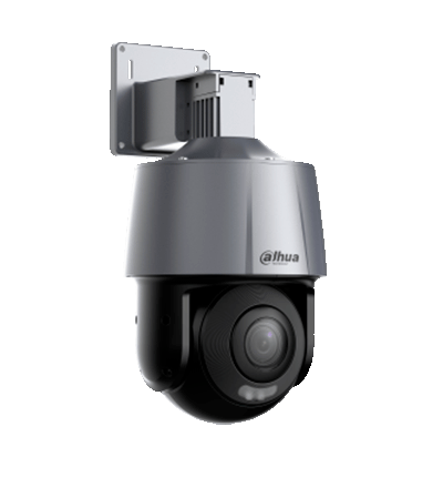 DAHUA SD3A200-GN-A-PV - Cámara IP PT de 2 Megapíxeles Full Color/ Disuasión Activa/ Lente Fijo/ Luz Blanca de 30 Metros/ IR de 30 Metros/ H.265+/ Ranura MicroSD/ Audio Bidireccional con Altavoz Integrado/ IP66/ PoE/