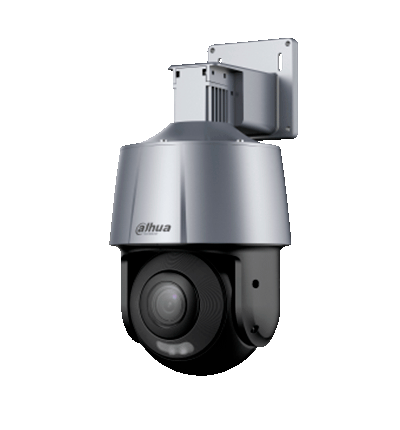 DAHUA SD3A200-GN-A-PV - Cámara IP PT de 2 Megapíxeles Full Color/ Disuasión Activa/ Lente Fijo/ Luz Blanca de 30 Metros/ IR de 30 Metros/ H.265+/ Ranura MicroSD/ Audio Bidireccional con Altavoz Integrado/ IP66/ PoE/