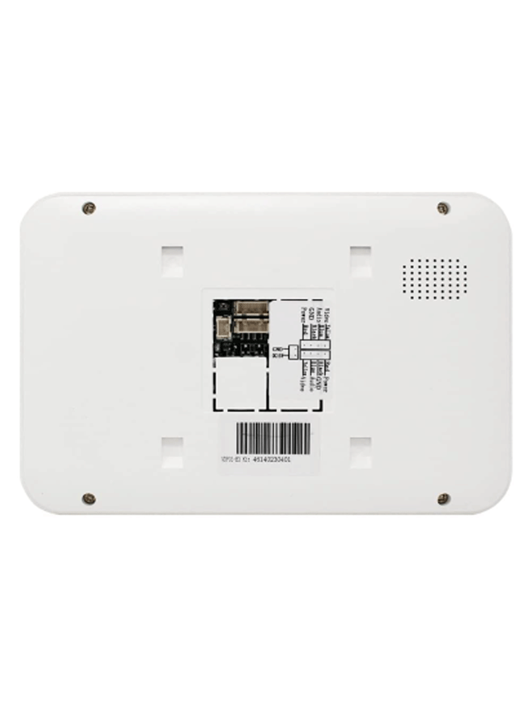 ZKTECO VDP03B3 Kit - Kit de Videoportero Analógico / Monitor de 7 Pulgadas / Frente de Calle con cámara de 1 MP / Angulo de Visión 87° / Conexión hasta 4 monitores #VIVA #SEPMAI