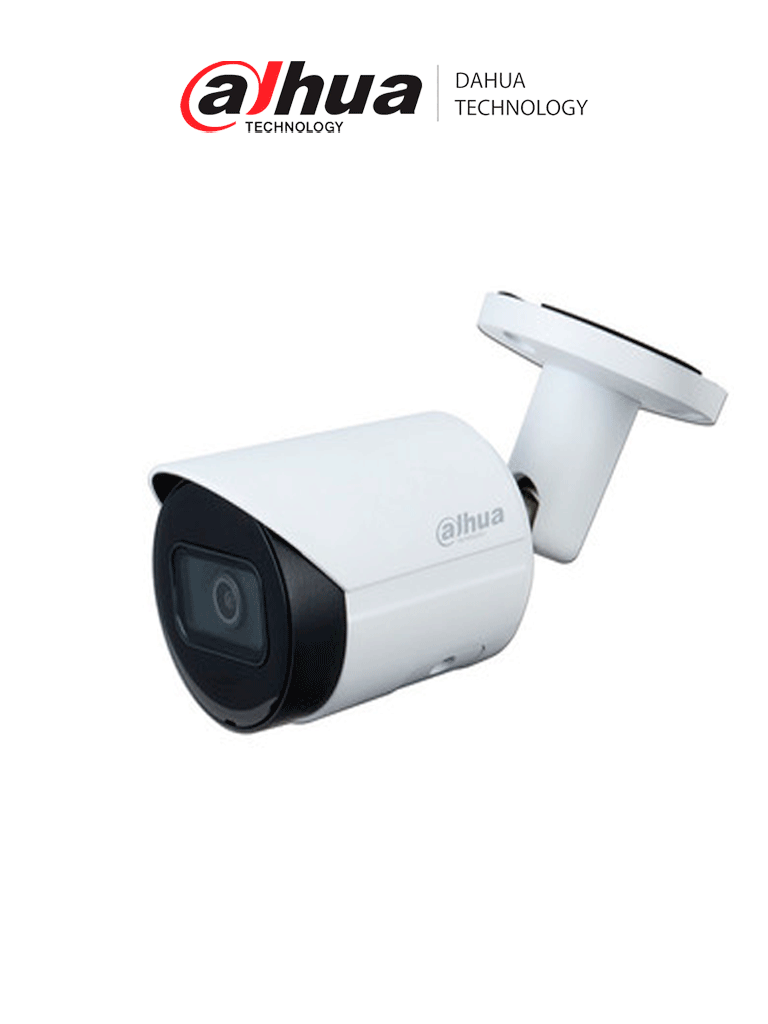 DAHUA IPC-HFW2541E-S - Camara IP Bullet de 5 Megapixeles/ WizSense/ Lente de 2.8mm/ 97 Grados de Apertura/ IR de 30 Metros/ SMD Plus/ Microfono Integado/ PoE/ Ranura para MicroSD/ IP67/ WDR Real de 120 dB/