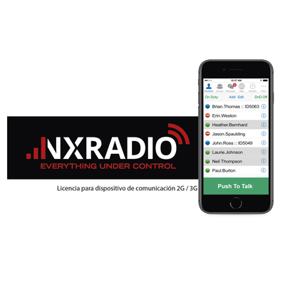 Licencia Anual NXRadio por Dispositivo Para Android iOS Despacho en PC y VEPG3