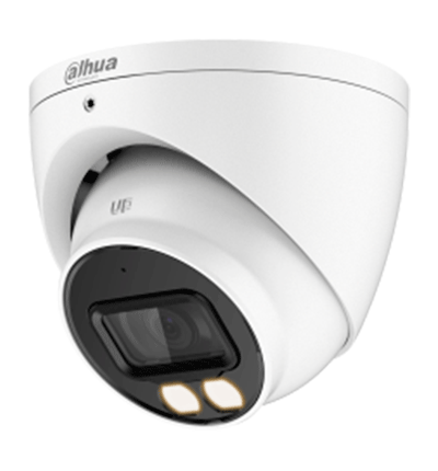 DAHUA HAC-HDW2249T-A-LED - Cámara Domo Full Color de 2 Megapíxeles Serie Pro con lente de 3.6 mm micrófono integrado FullColor-Starlight y WDR real. Resistente con clasificación IP67 #FullColor #SeriePro