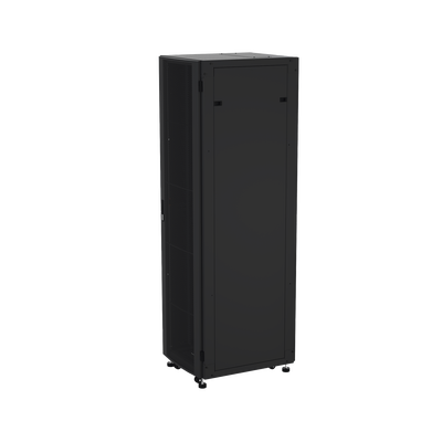 Gabinete Profesional para Telecomunicaciones de Piso 42 UR 600 mm de Profundidad Puerta Ventilada y Chapa de Seguridad con Llave Única para un Almacenamiento Eficiente y Protegido