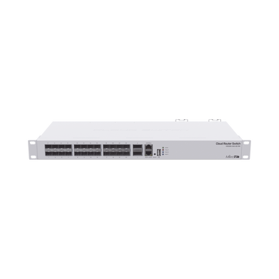 Cloud Router Switch  Sistema Operativo Dual 24 Puertos 10G SFP+  2 Puertos 40G QSFP+