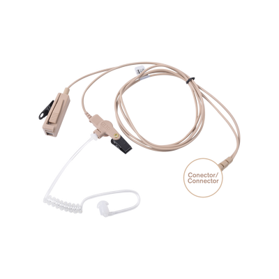 Kit de Micrófono-Audífono profesional de 2 cables Motorola MOTOTRBO: APX1000-8000 XPR6100-6550 MTP850S MTP6550/6750