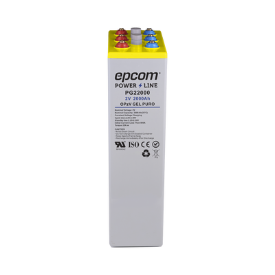 Batería de GEL PURO OPzV / 2 V @ 2 000 Ah / Ciclo profundo /Uso en Aplicaciones Fotovoltaicas y de Respald