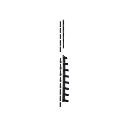 Kit de Dedos Para Administración de Cables en Gabinetes FlexFusion™ de 42 o 45 UR Dedos de 100 mm de Longitud Color Negro