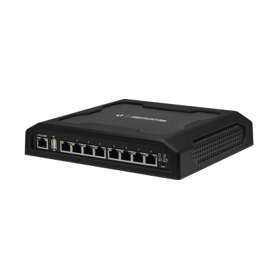EdgeSwitch 8XP Administrable de 8 Puertos Gigabit PoE PRO de 24 V Pasivo y 48 V Pasivo  con funciones avanzadas de Capa 2