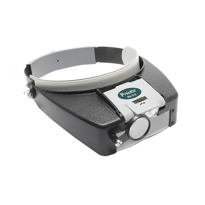 Lampara LED en correa frontal con lentes de aumento 1.8X 2.6X y 5.8X.