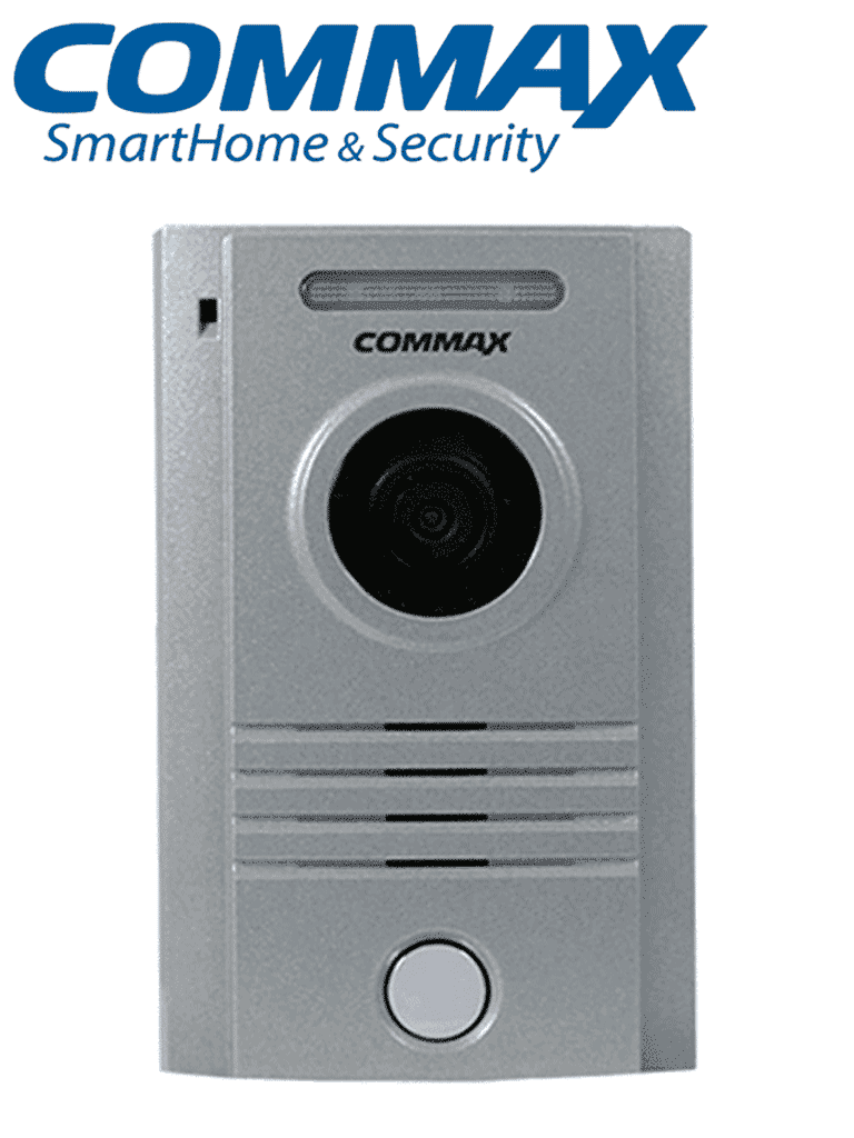 COMMAX DRC40K - Frente de Calle para Videoportero con Cámara 960H y Sensor de Luz  Volumen Ajustable  Soporta 2 Monitores COMMAX