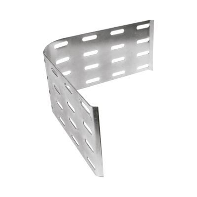 Bajada de cable doble de 95 x 175 mm con acabado Electro Zinc