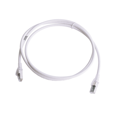 Patch Cord Z-MAX Cat6A S/FTP CM/LS0H 5ft Color Blanco Versión Bulk (Sin Empaque Individual)