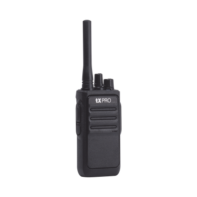 Radio Portátil UHF 400-470 MHz 16 canales 2 Watts de potencia. Comunicación Clara en su Negocio