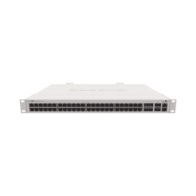 (CRS354-48G-4S+2Q+RM) Cloud Router Switch 48 puertos Gigabit Ethernet 4 puertos SFP+ 10G 2 puertos QSFP+ 40G Montaje en Rack
