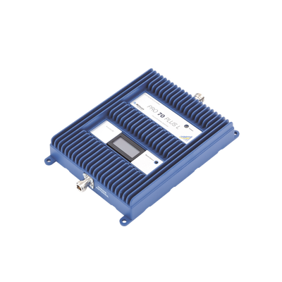 Amplificador de señal celular 4G LTE 3G y VOZ. Especial para cubrir áreas de hasta 5000 Metros Cuadrados por ser de grado comercial e industrial. Soporta múltiples operadores tecnologías y usuarios.