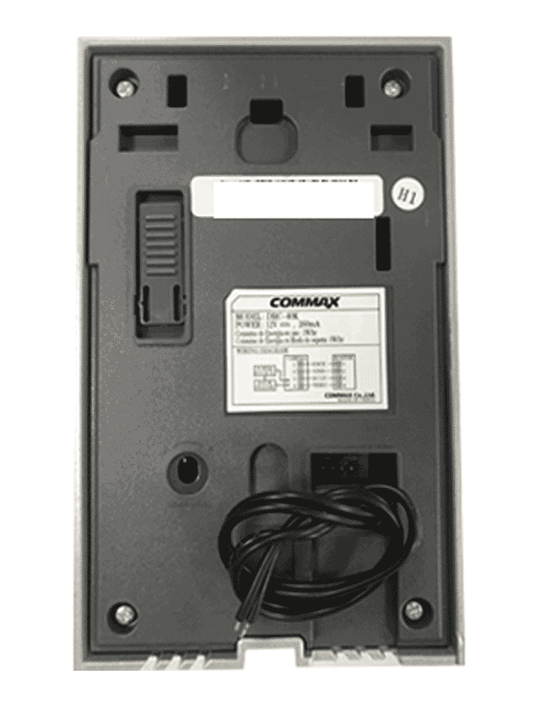 COMMAX DRC40K - Frente de Calle para Videoportero con Cámara 960H y Sensor de Luz  Volumen Ajustable  Soporta 2 Monitores COMMAX