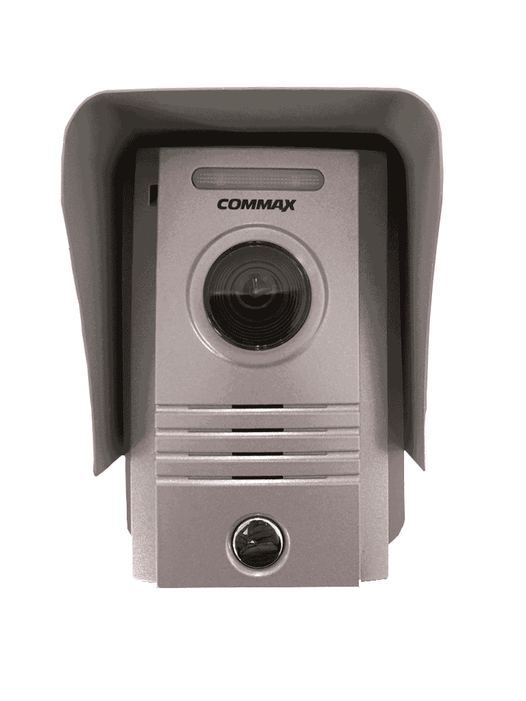 COMMAX DRC40KRS - Paquete de frente de calle modelo DRC40K y cubierta de metal para mayor protección contra la luz del sol y la lluvia