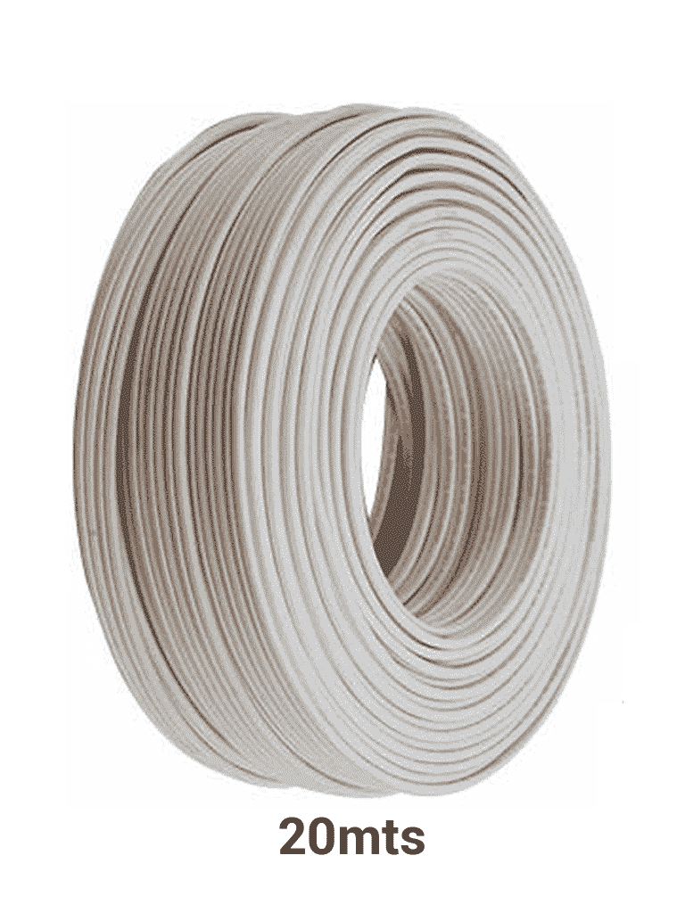 KCAB001 - Cable bujía Marca YONUSA o doble aislado para cercos eléctricos / Multifilar 22 AWG / Bobina de 20 Mts/ #MásVendido